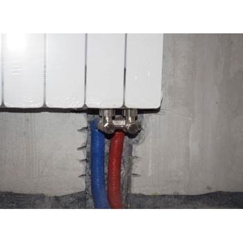 Биметаллический радиатор Rifar Base Ventil 500, 13 секций, с нижним правым подключением