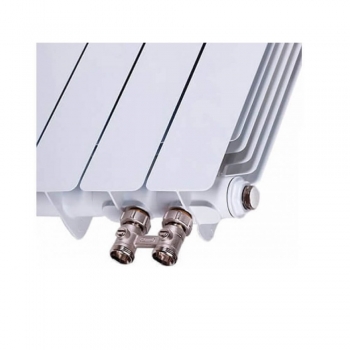 Биметаллический радиатор Rifar Monolit Ventil 500, 10 секций, с нижним левым подключением Биметаллический радиатор Rifar Monolit Ventil 500, 10 секций, с нижним левым подключением